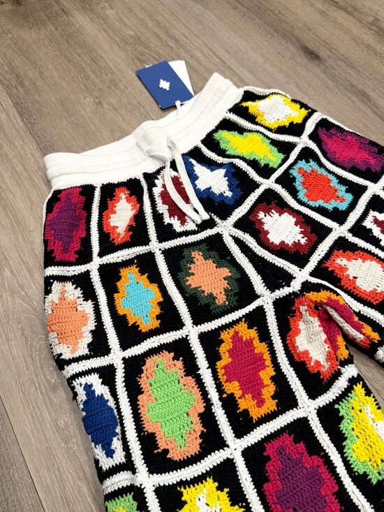 Marcelo Burlon County of Milan Other - Marcelo Burlon County of Milan Macramé Cross Knit Patchwork Shorts
